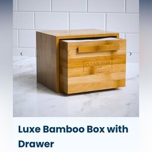 Luxe Bamboo Box with Cover